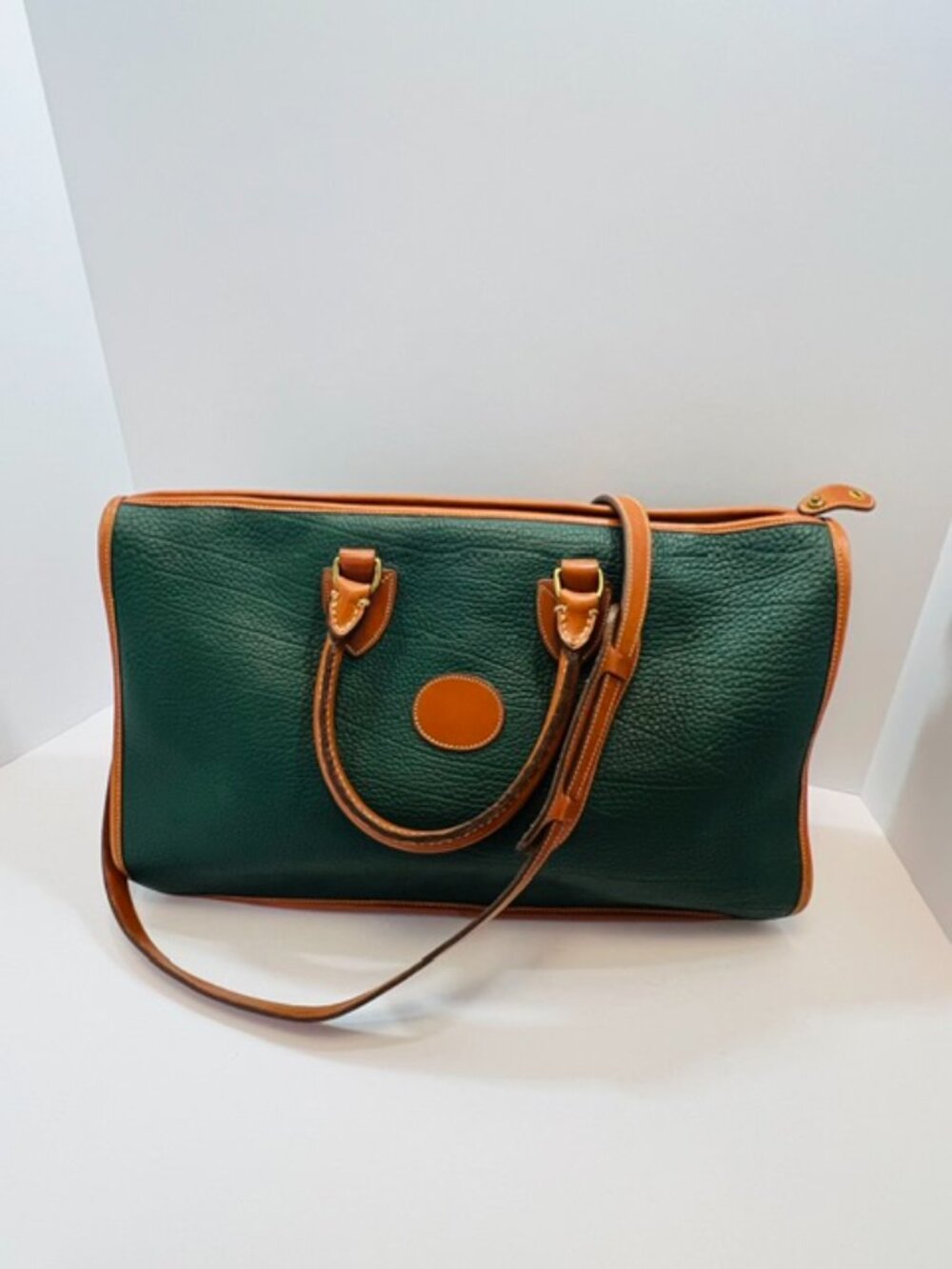 Dooney & Bourke All-Weather Leather Briefcase Messenger Bag Vintage 1980s EUC - Picture 3 of 14
